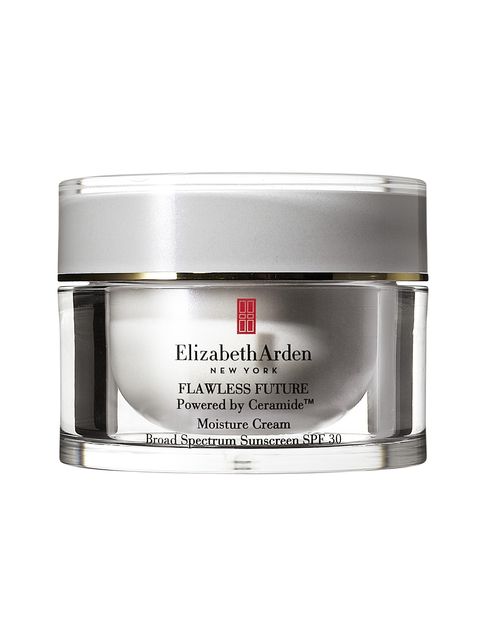 <strong>Elizabeth Arden</strong>&nbsp;Flawless Future Powered by Ceramide Moisture Cream SPF 30 ($50,&nbsp;<a href="http://www.elizabetharden.com/">elizabetharden.com</a>) shields skin with SPF and lipids.&nbsp;