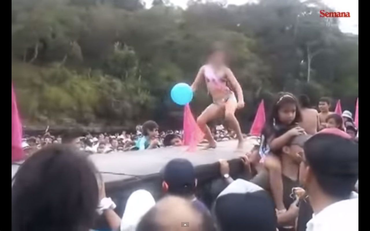 Colombians Outraged by Little Miss Thong Pageant for 6 Year Olds