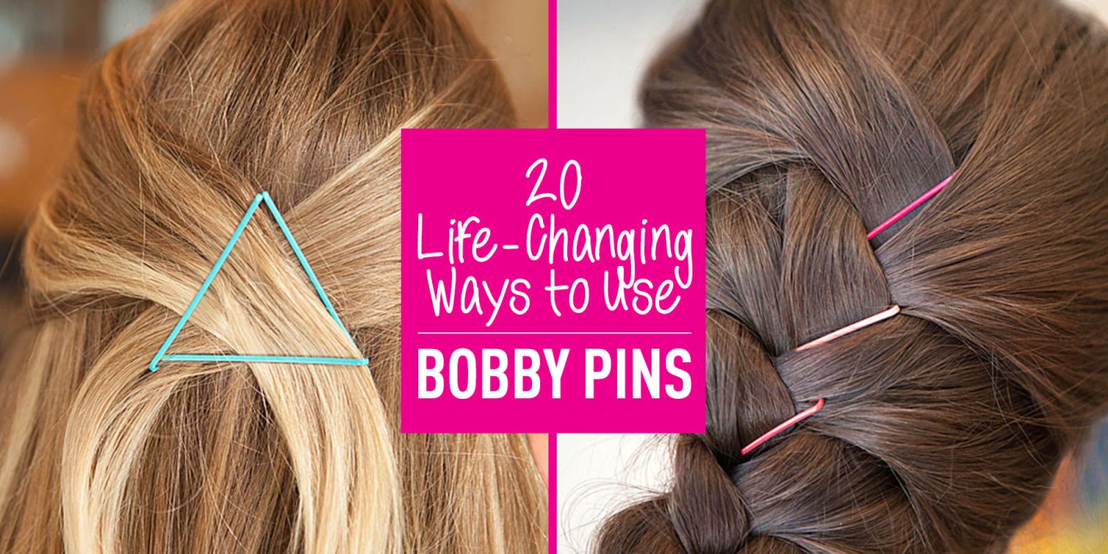 cute ways to pin back hair