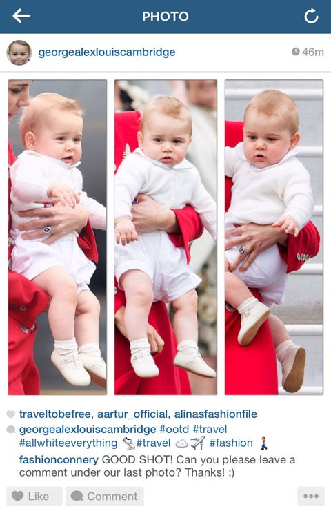 If Prince George Had an Instagram