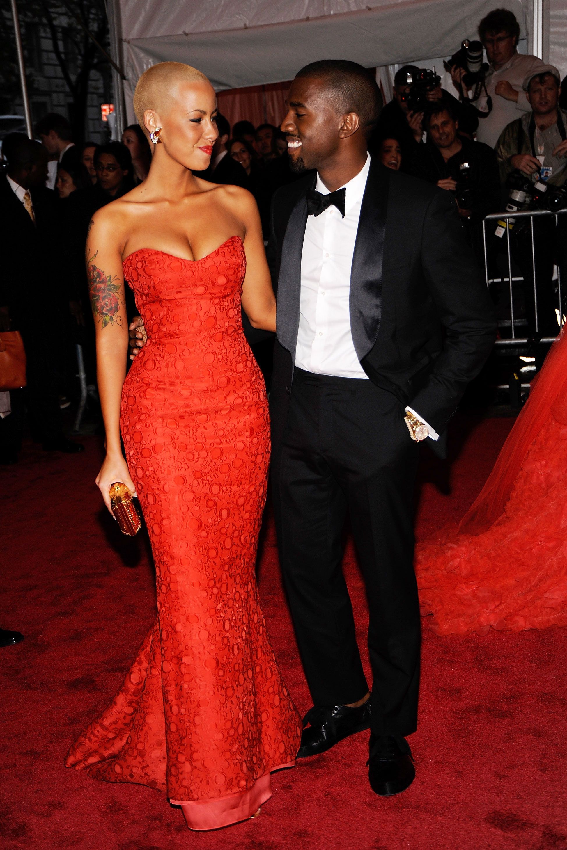 14 Photos Of Kanye West And Amber Rose In Happier Times   Gty Kw Ar 08 150220 