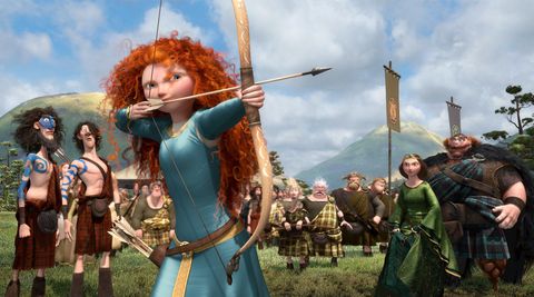 Human, Animation, Fictional character, Cg artwork, Costume, Middle ages, Red hair, History, Viking, Armour, 