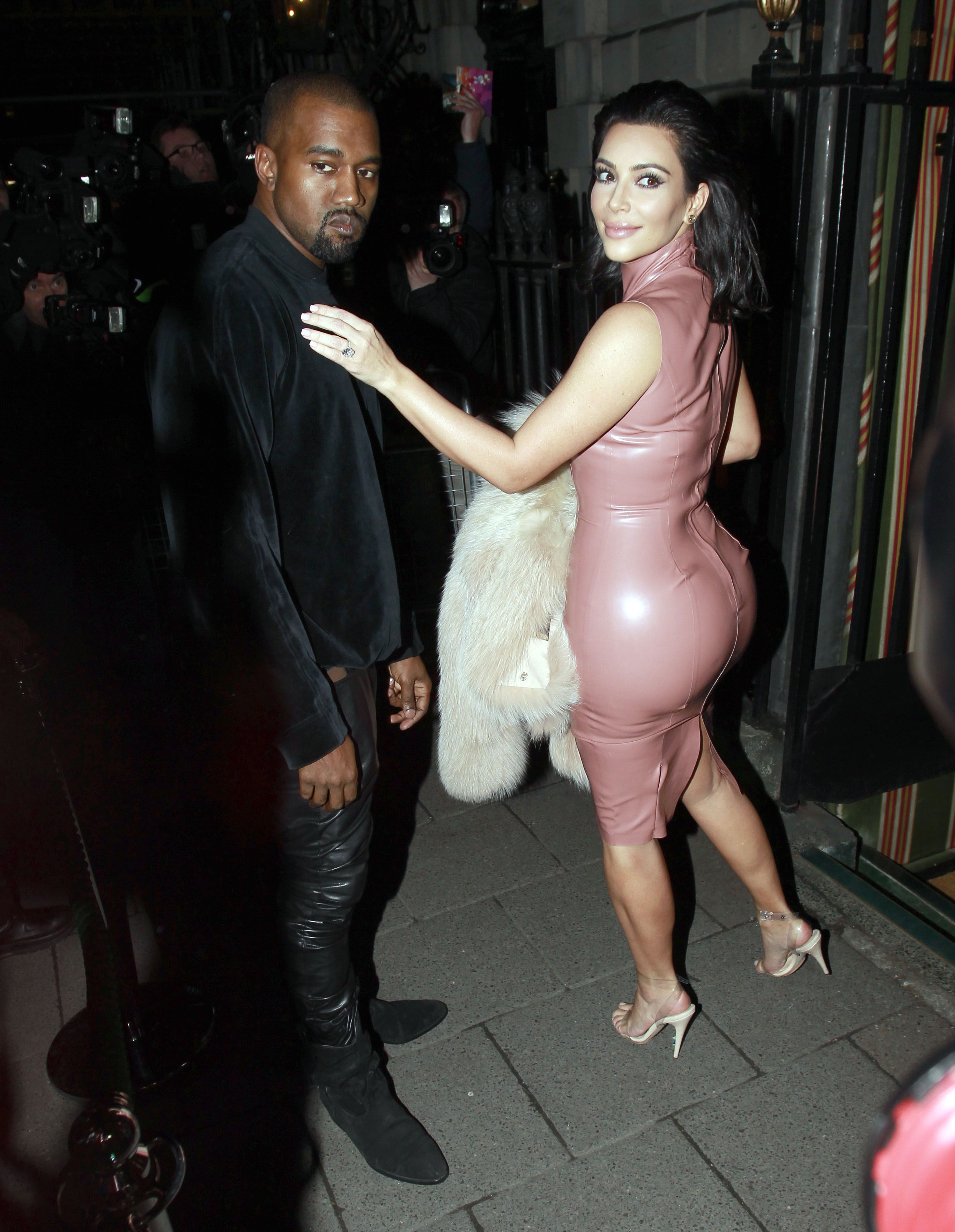 Kim Kardashian Talked Kanye West Out Of Getting A Face Tattoo Last Night