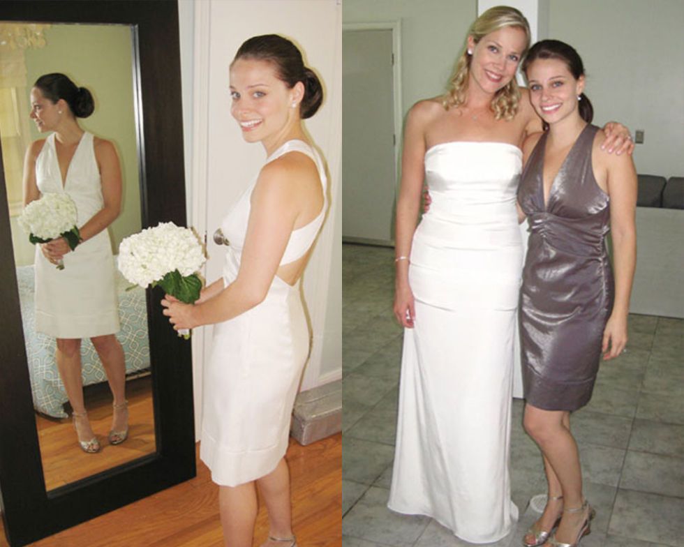 turning wedding dress into cocktail dress