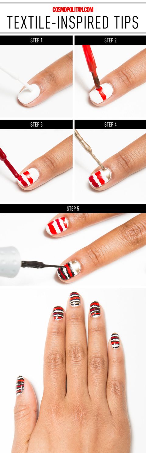 Multicolored Nail Art Design How To