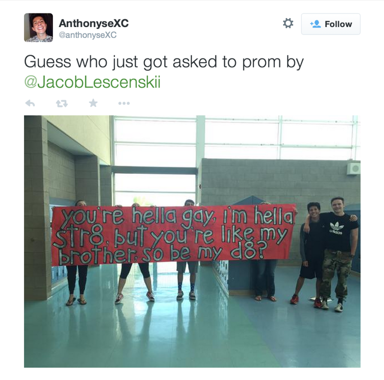 This Straight Guy Asked His Gay Bff To Prom In The Sweetest Way