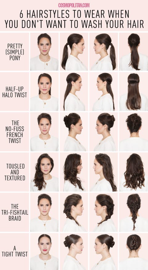 easy hairstyles using dry shampoo 6 hairstyles for when you just