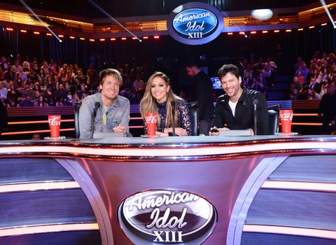 American Idol judges table