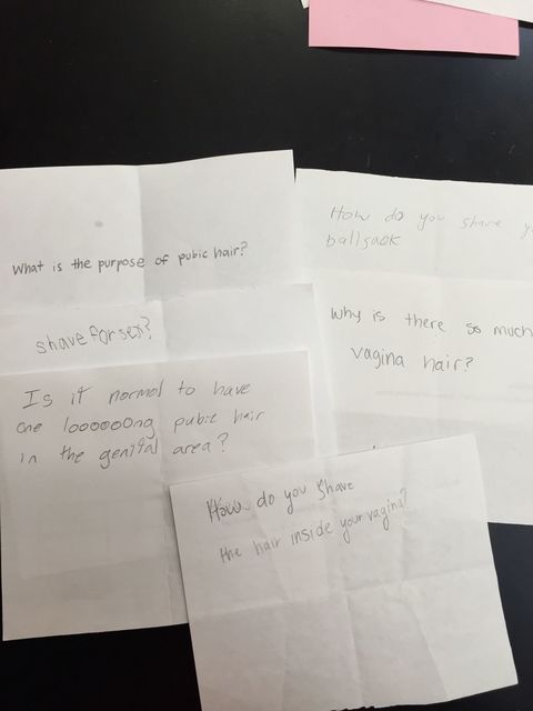 Schoolgirl Pussy Shaved - 16 Types of Questions 9th Graders Have for Their Sex Ed Teacher
