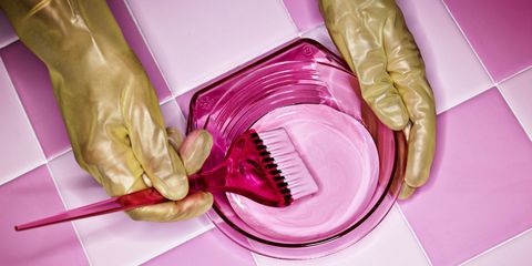 Pink, Magenta, Purple, Kitchen utensil, Tooth, Material property, Brush, Plastic, Safety glove, Paper, 
