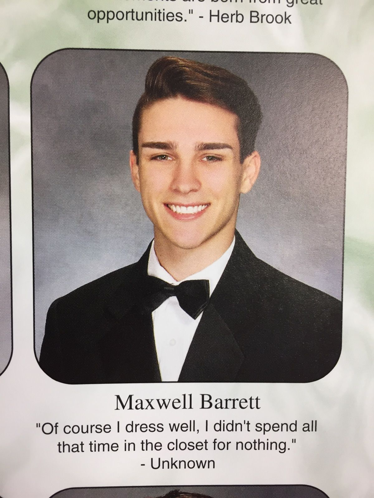 The Crazy Reason This Teens Yearbook Quote Was Almost Banned by His School