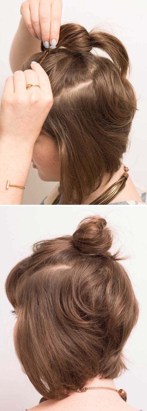 16 Half Bun Hairstyles For 22 How To Do A Half Bun Tutorial