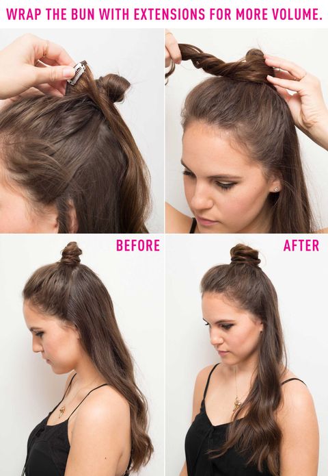 16 Half Bun Hairstyles For 21 How To Do A Half Bun Tutorial
