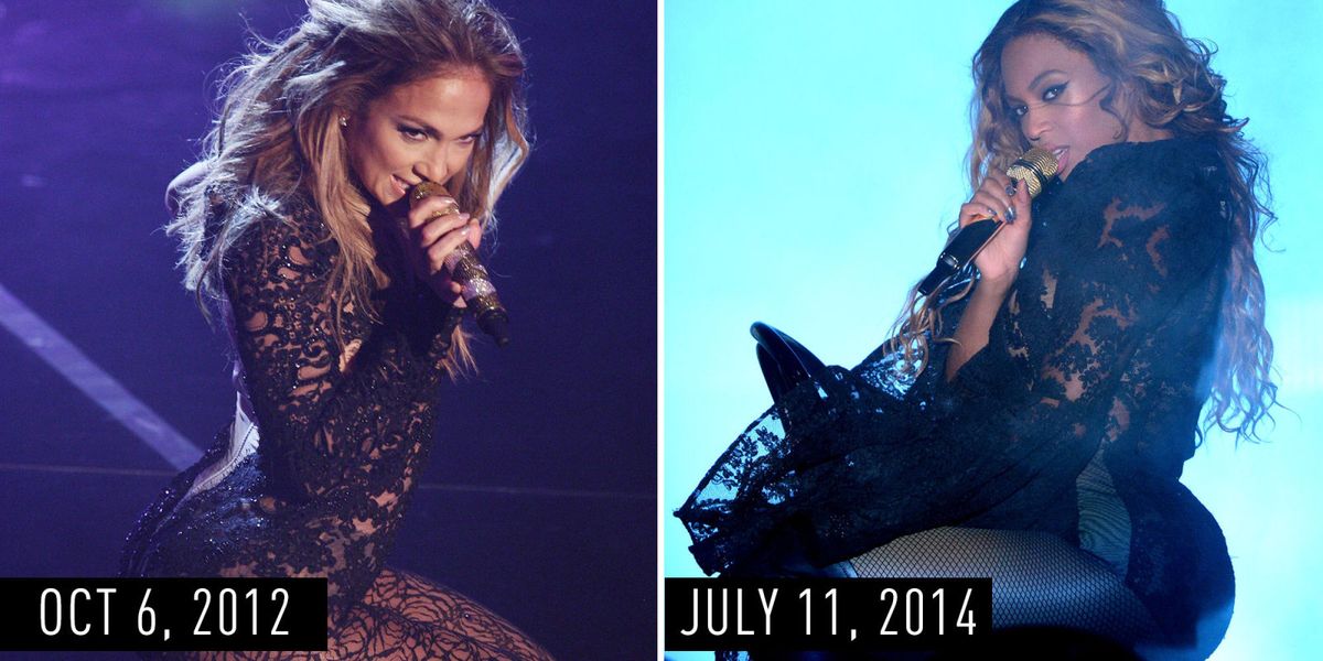 Definitive Proof Beyoncé Is Obsessed With J Lo S Style