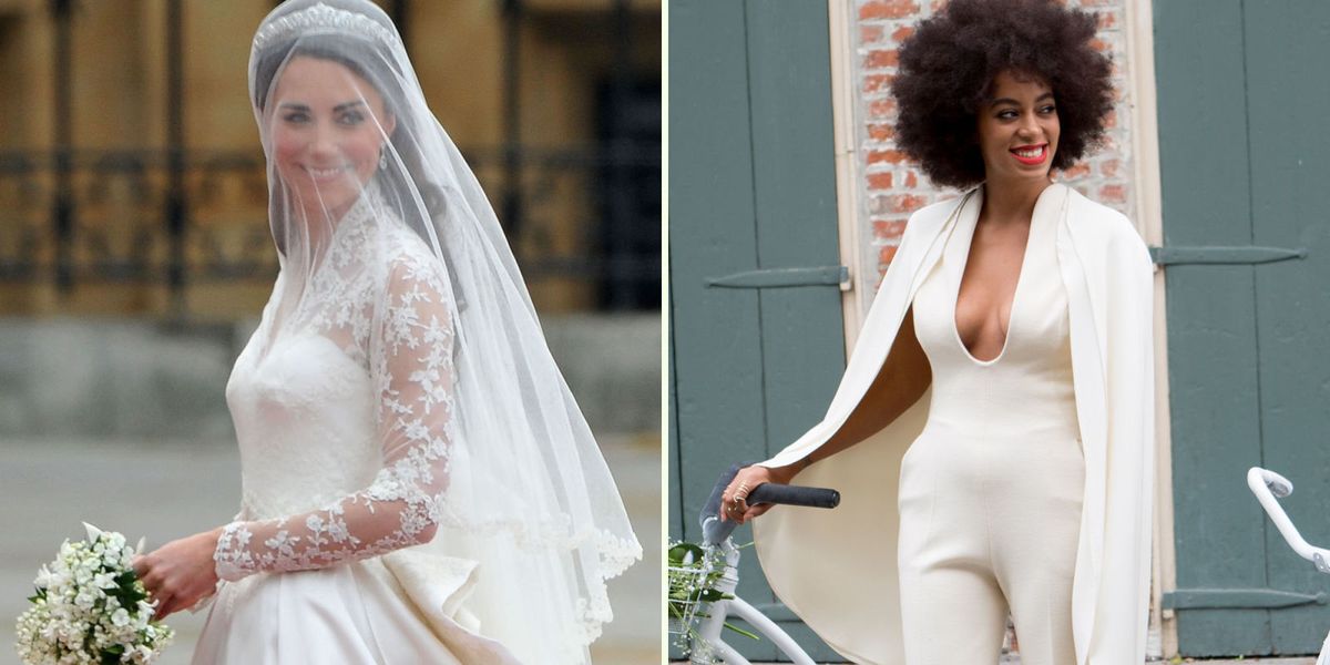 See the 100 Most Famous Wedding Dresses of All Time in 1 Glorious Chart