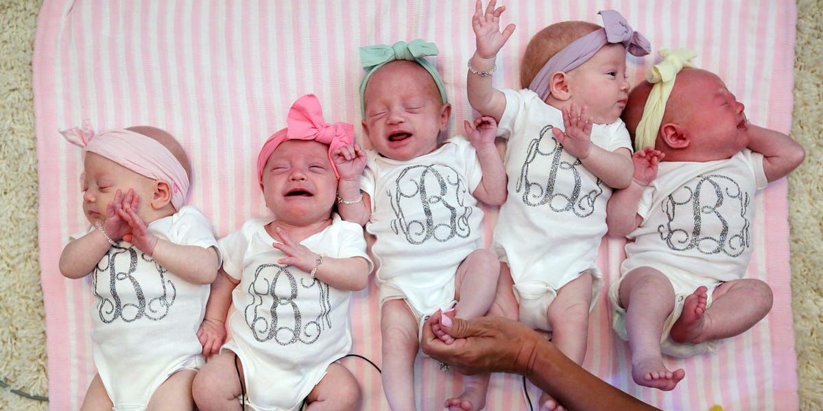 The Countrys First Set Of Miracle All Girl Quintuplets Is Finally Home