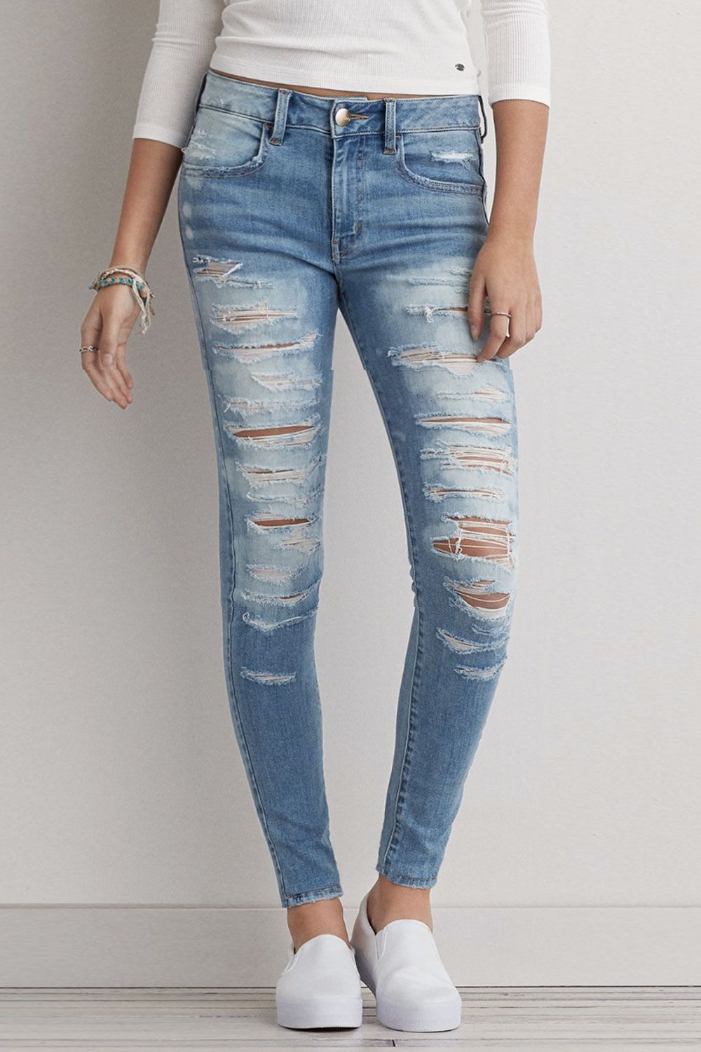 ridiculously ripped jeans