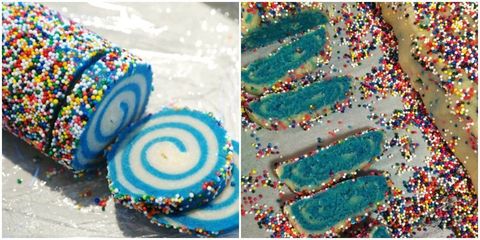 Blue, Colorfulness, Ingredient, Sweetness, Food, Dessert, Baked goods, Turquoise, Teal, Confectionery, 