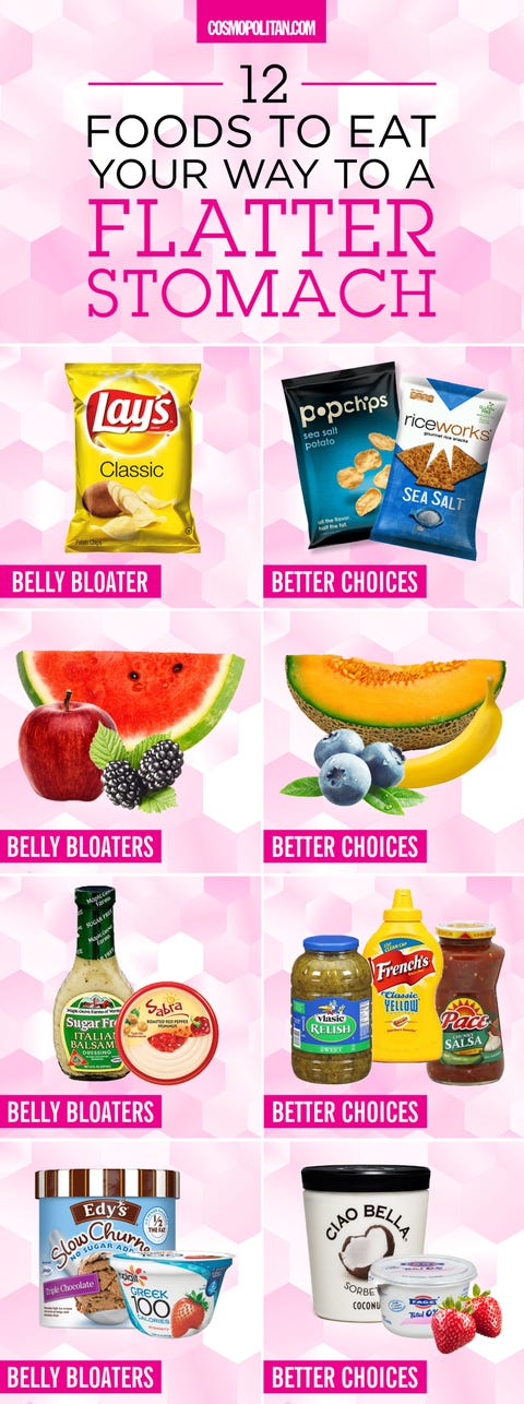12 Things to Eat for a Flatter Stomach 12 Things to Eat for a Flatter Stomach