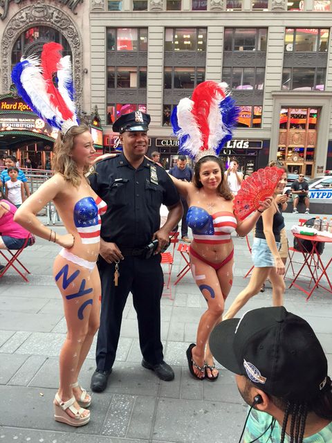 Naked + Liberated In Times Square To Promote Body 