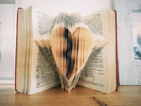 Publication, Paper, Paper product, Hardwood, Plywood, Book, Wood stain, Heart, Illustration, Love, 