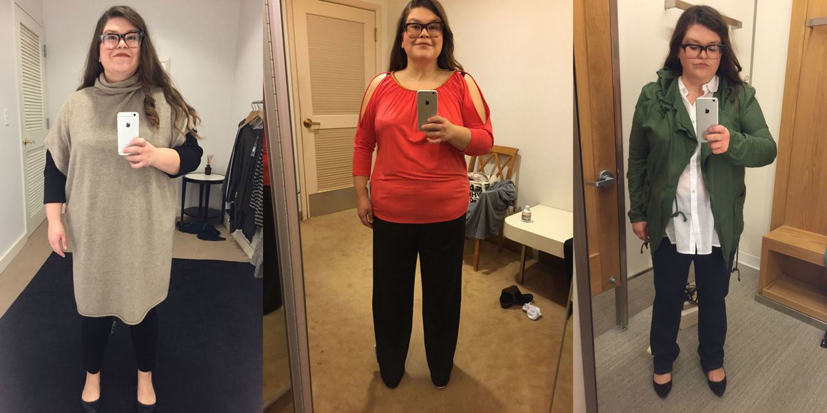 Size 16 Woman Asks 5 Stylists To Dress Her In Flattering