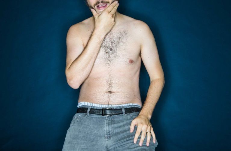 19 Shirtless Men Share Their Body Image Struggles