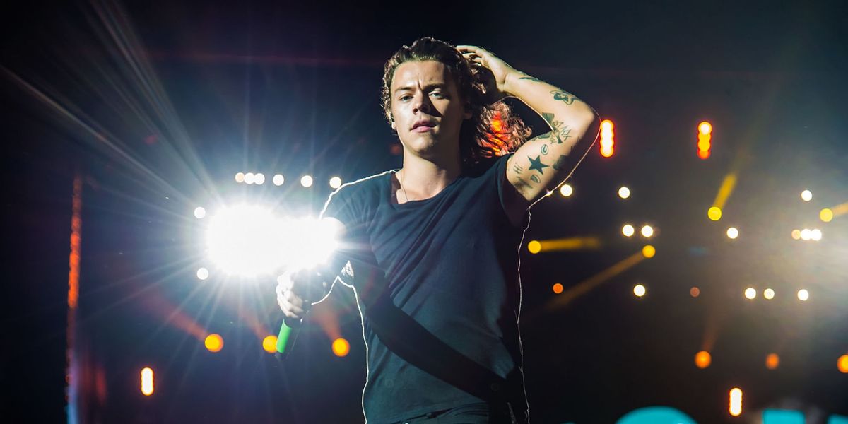 Watch Harry Styles Hilariously Correct a Fan's Grammar Live on Stage