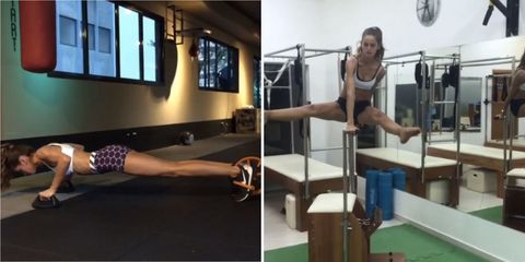 13 Fitness Moves That Give Victoria S Secret Model Izabel Goulart Her Insane Body victoria s secret model izabel goulart