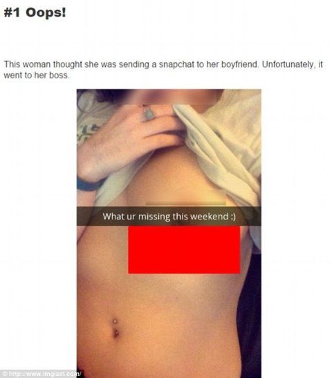 Accidental Nude Snapchat