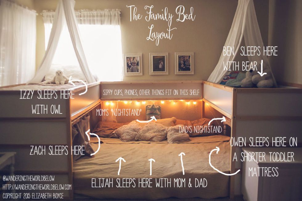 You Have to See the Ikea Hack That Allows This Family of 7 to Sleep in