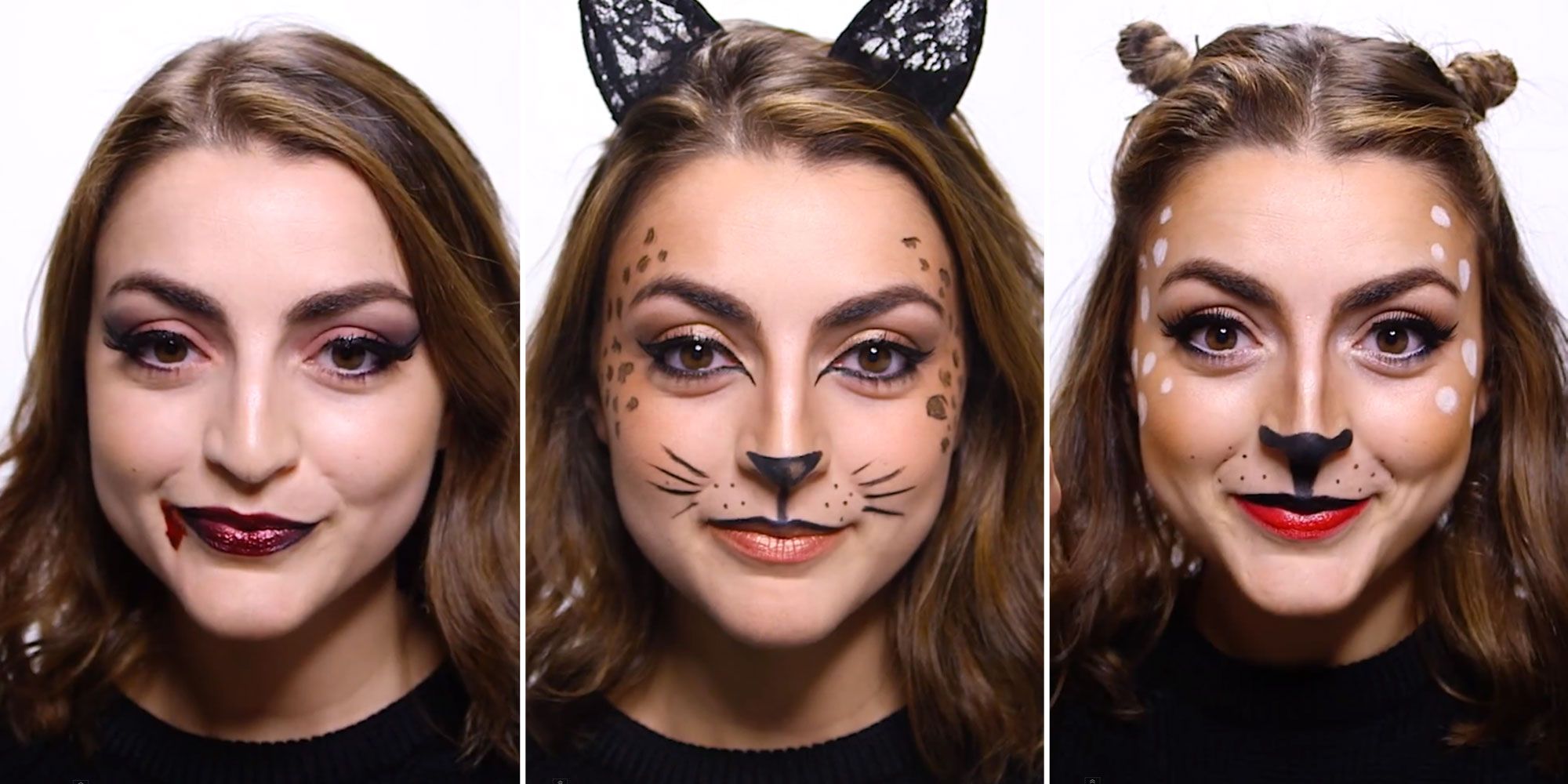 3 Easy Halloween Makeup Videos Makeup Ideas For Last Minute