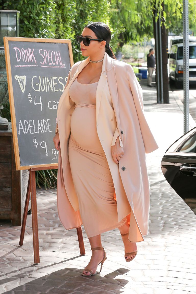 Times Kim Kardashians Maternity Style Was On Point 4427