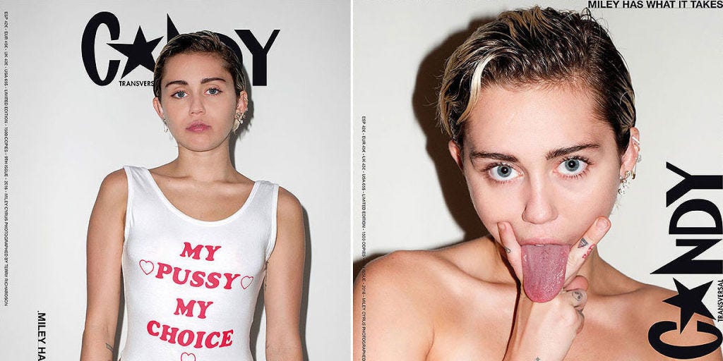 Miley cyrus naked candy