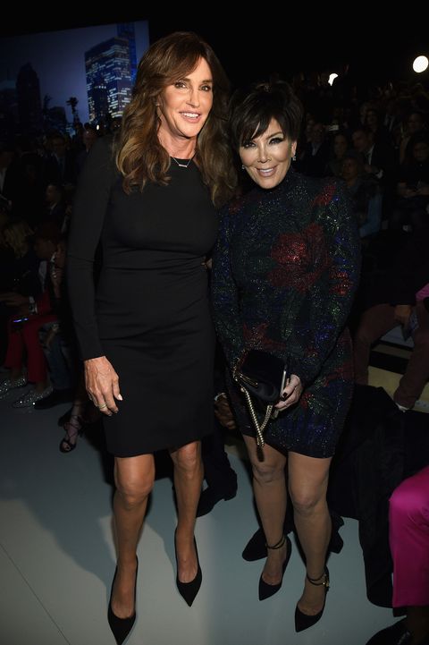 Caitlyn And Kris Jenner Smile Hug And Look Amazing At The Victoria S Secret Fashion Show