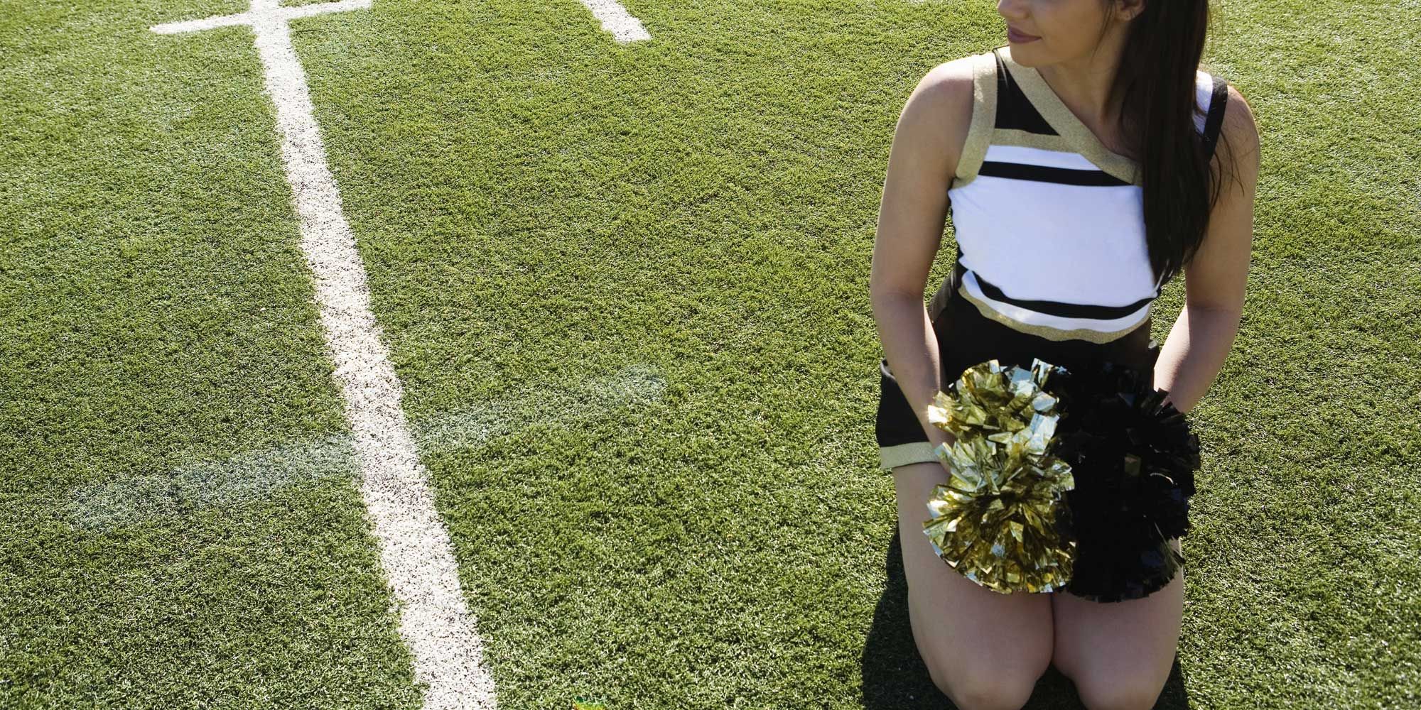 Hot Latina Cheerleader