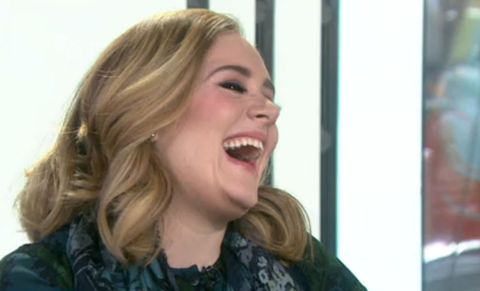 Adele Cackling on Today Show