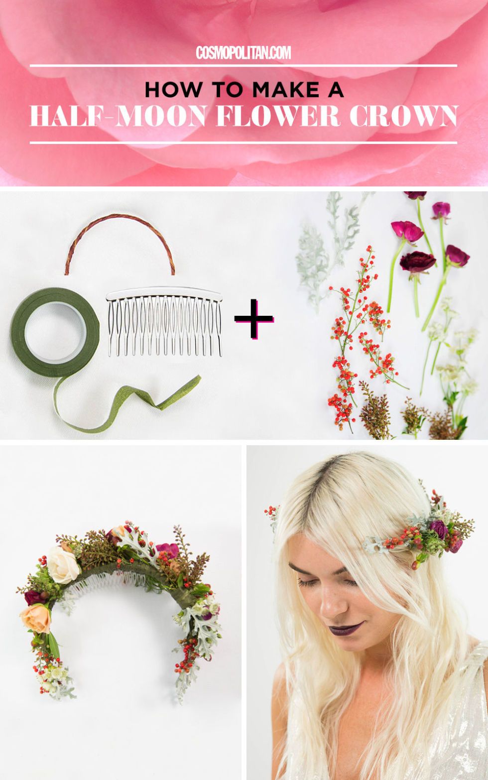 Easy, DIY Flower Crown How-To - Flower Magazine