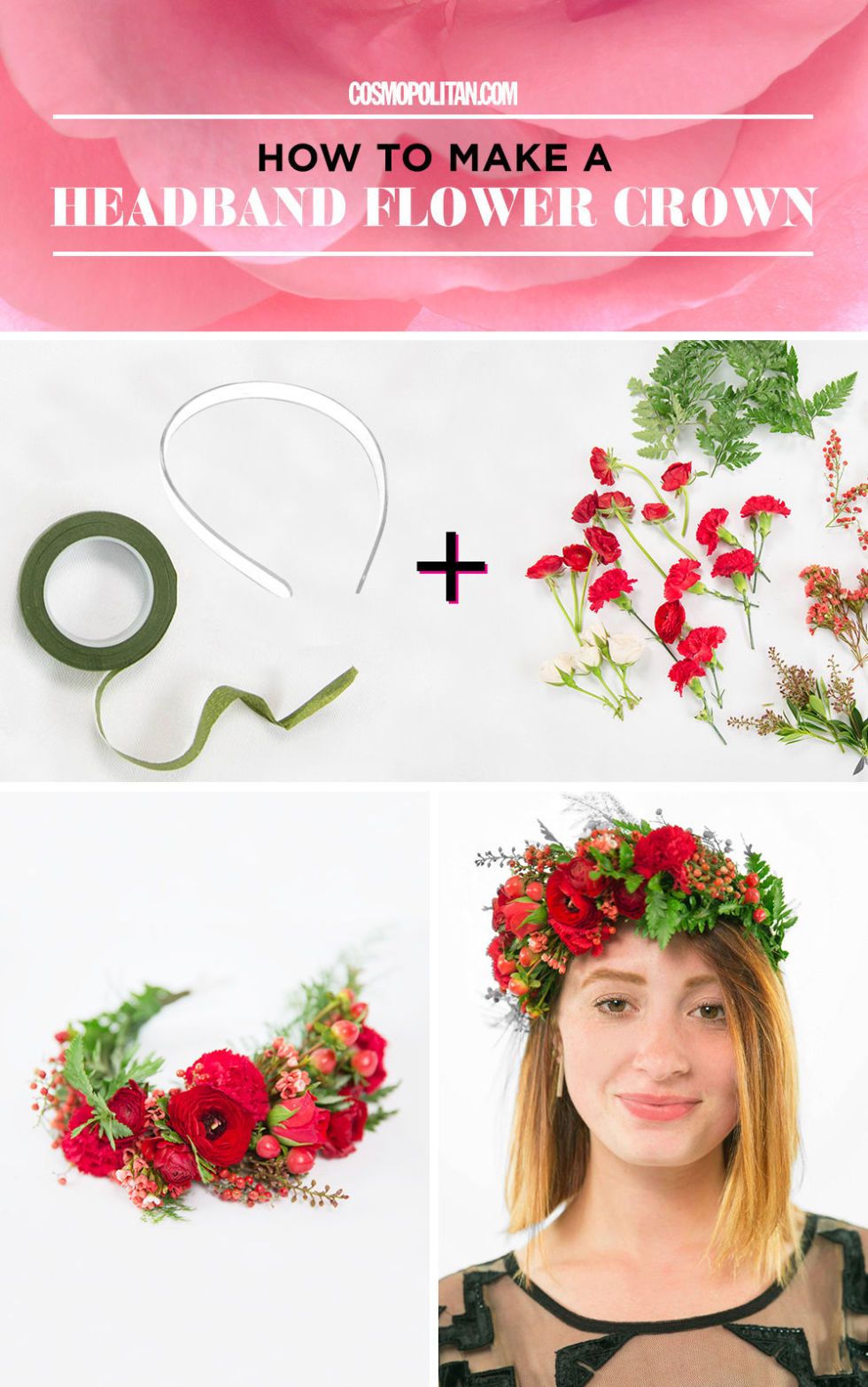 DIY Flower Crown  Quick and Simple 