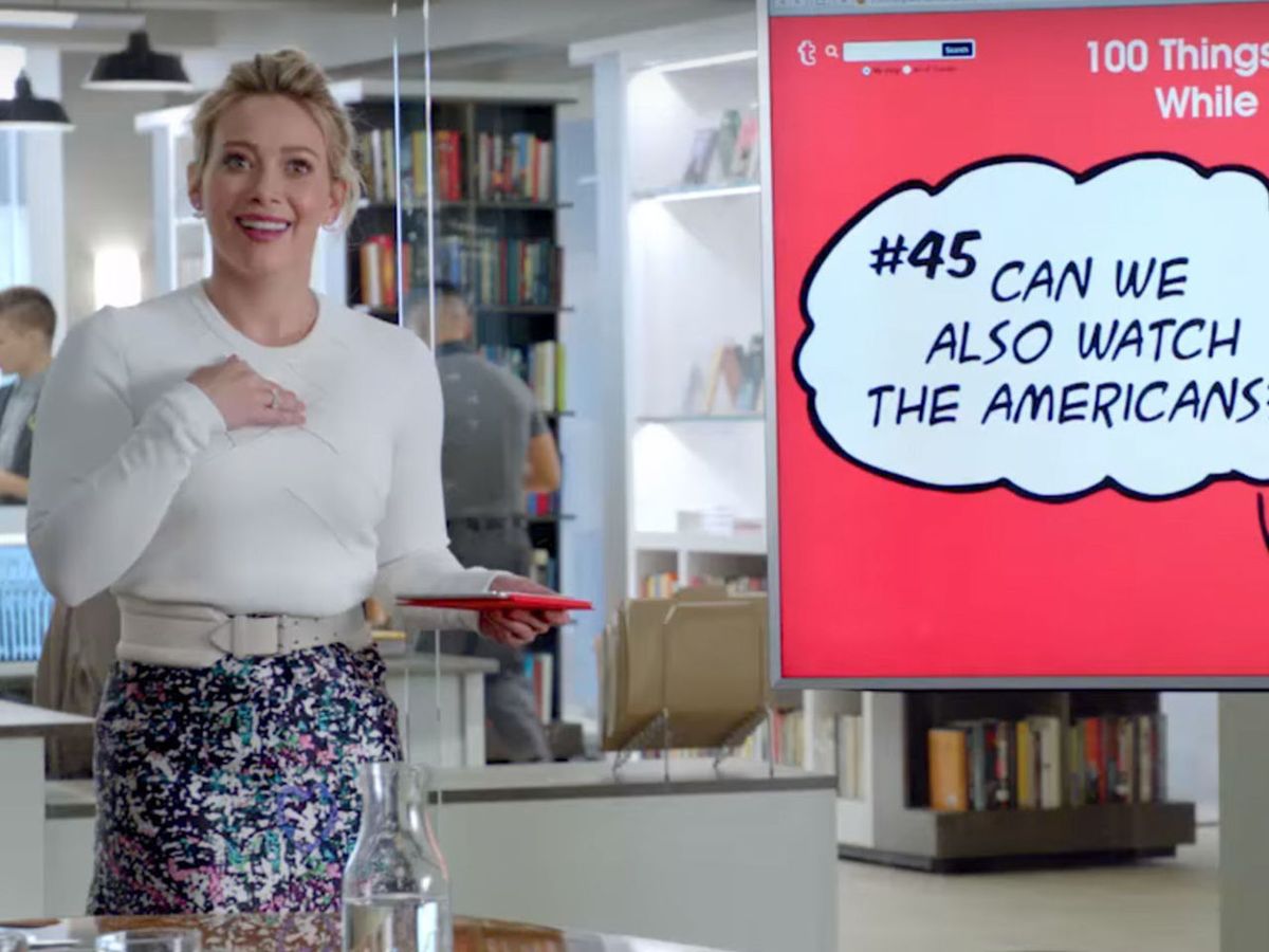 Watch Hilary Duff Pitch a Blowjob Book in New Younger Clip