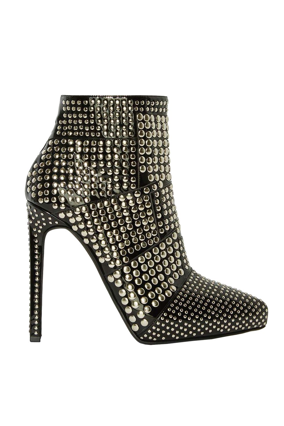 <p>That classic frock's best friend? A stylish pair of studded high-heel boots. <em>Jeffery Campbell Gauntlet Patent Leather Bootie, $320, </em><a href="http://www.nastygal.com/shoes-boots/jeffrey-campbell-gauntlet-patent-leather-bootie" target="_blank"><em>nastygal.com</em></a></p>