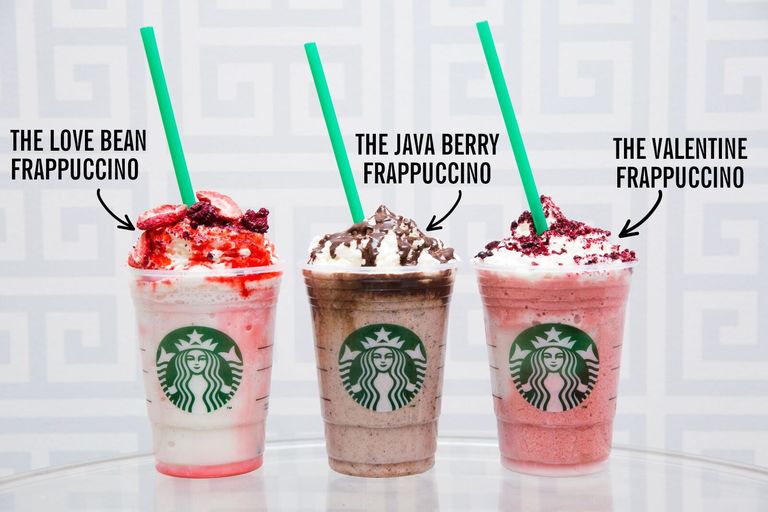 Starbucks Valentine's Day Drinks - Pink Starbucks Drinks