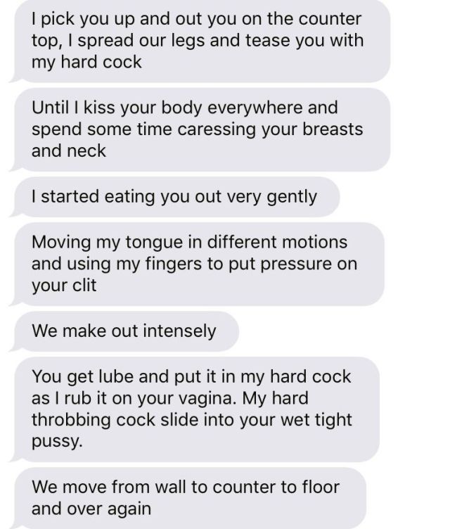 pictures of sexting conversations
