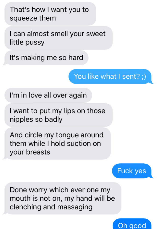 hotwife sends naughty texts while fucking