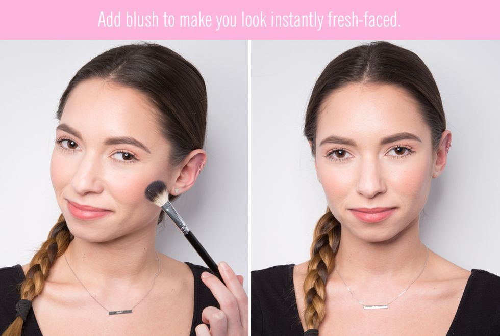 add blush to instantly wake you up