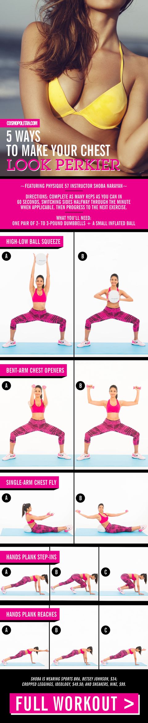 Exercises to make your boobs perkier