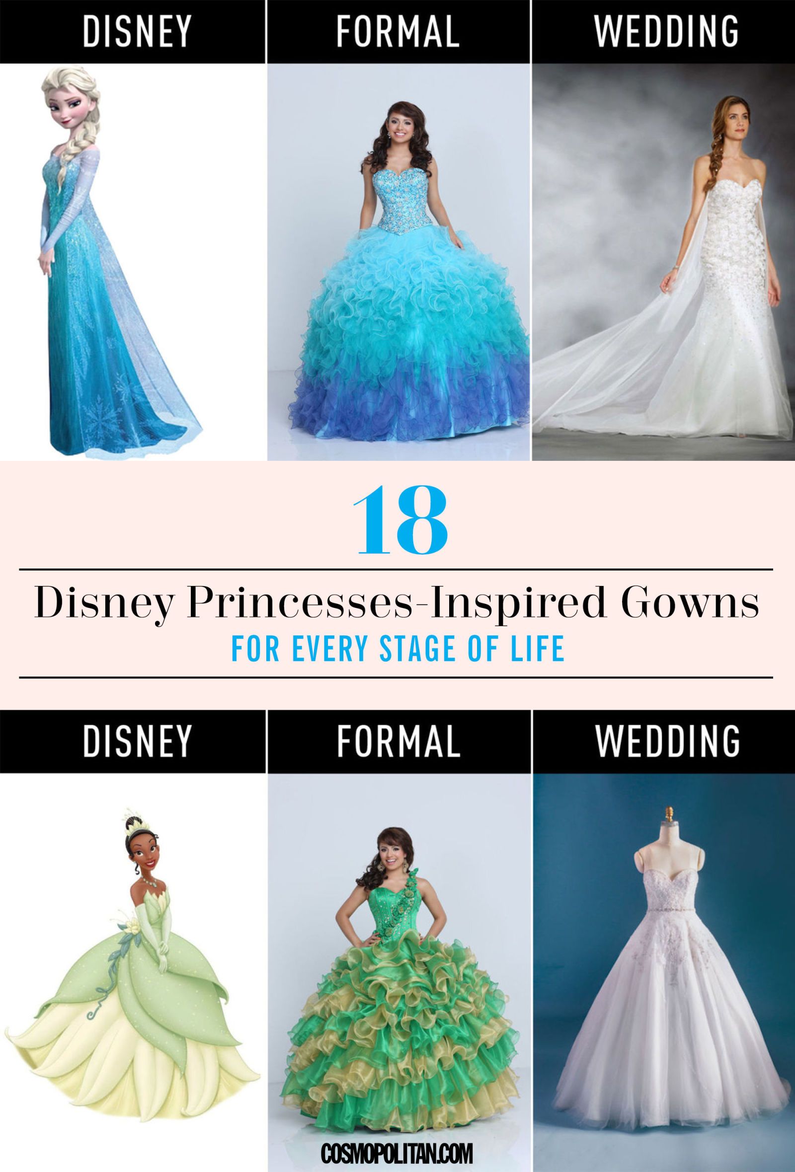 princess gowns disney