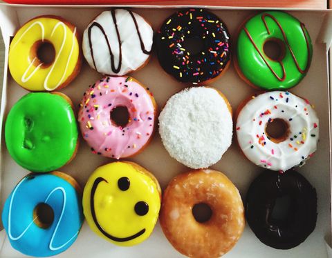 smiley donut