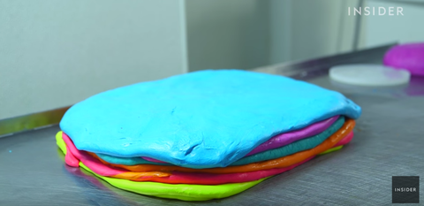 Watch and Be Mesmerized by the Making of the Rainbow Bagel