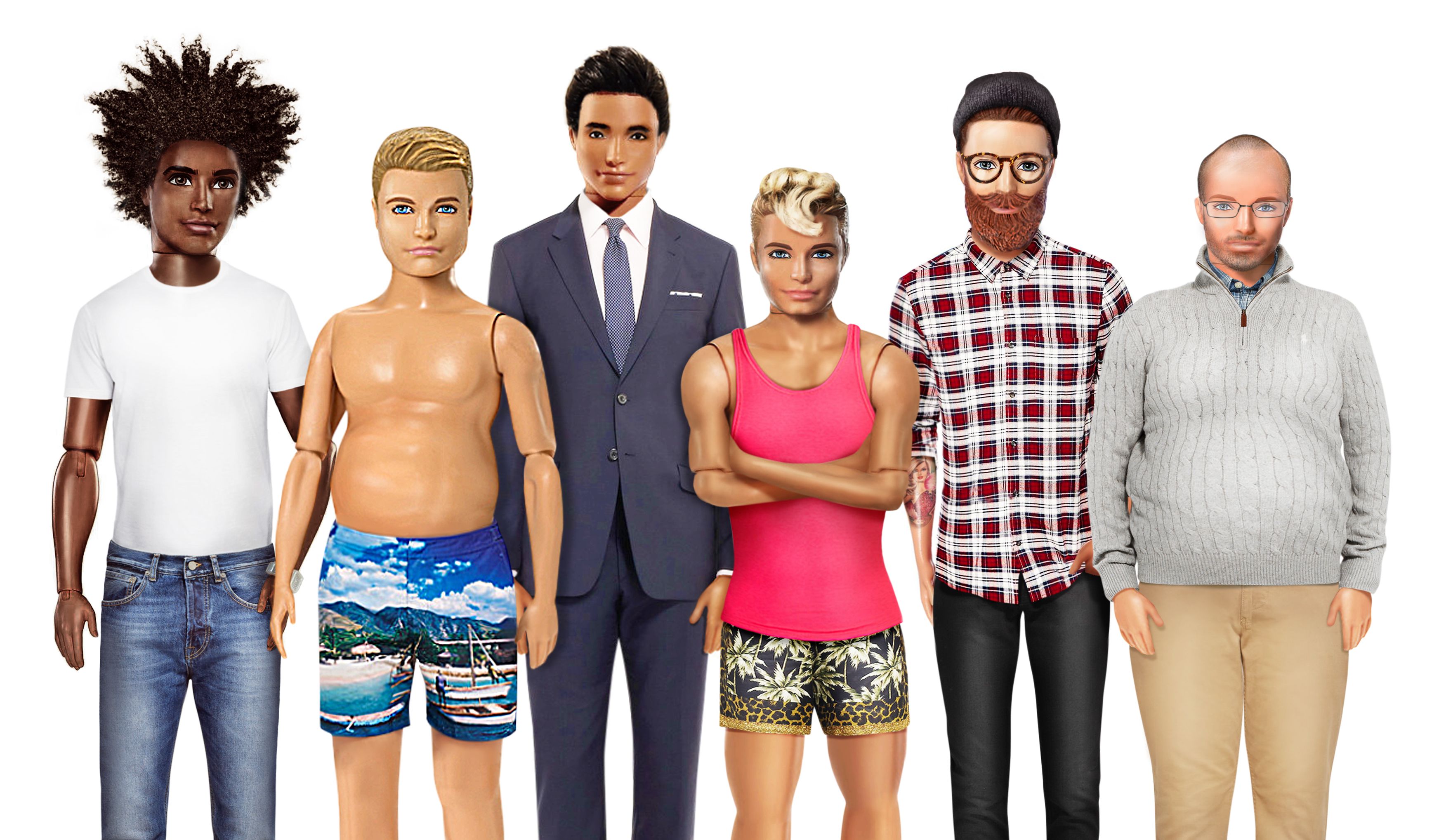 Here's What Realistic Ken Dolls Would 